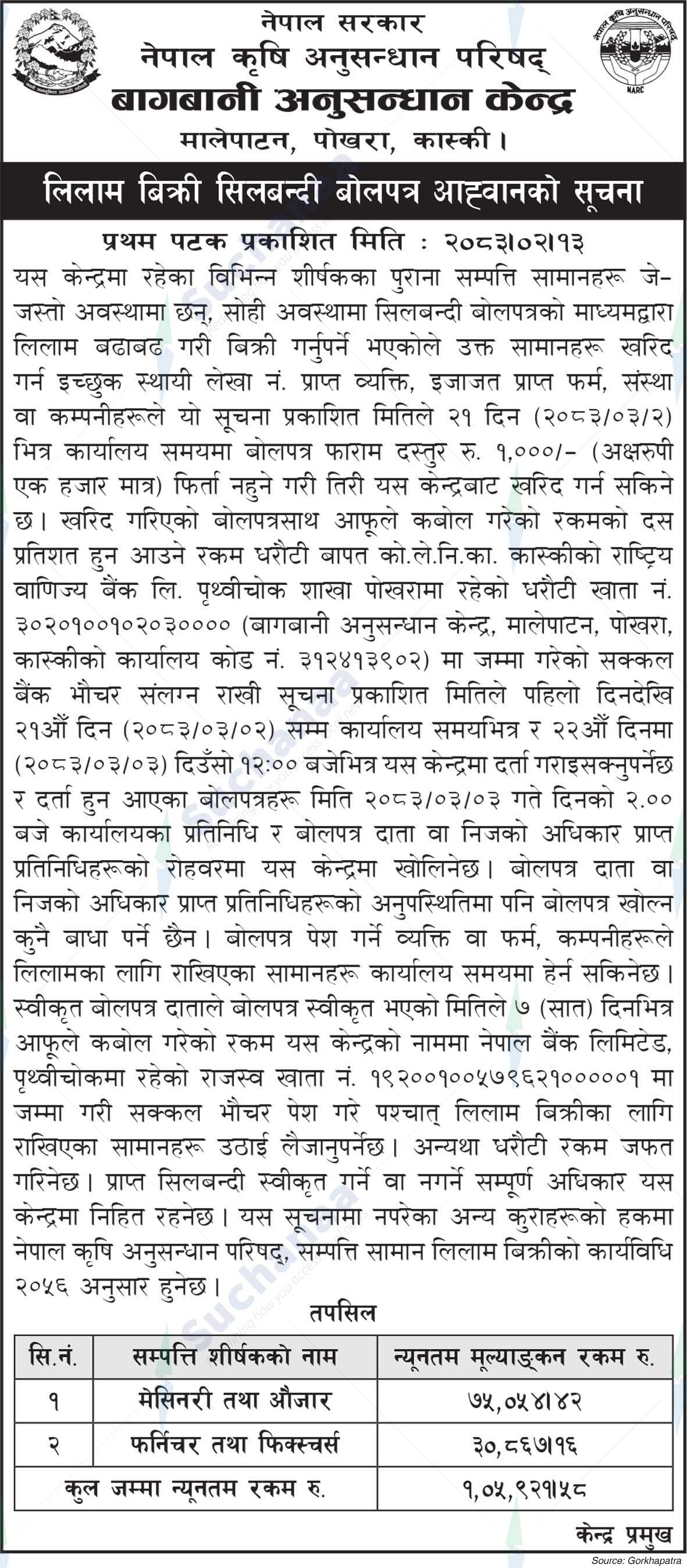 Horticulture Research Station, Kaski