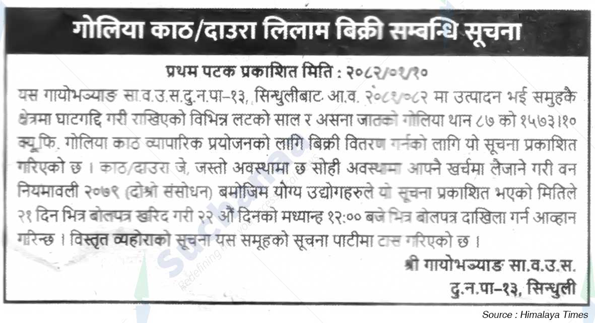 GayoBhanjhang Saa.Wa.Wo.Sa.