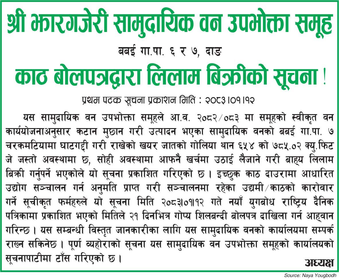 Shree Jhargjeri Saa.Wa.Wo.Sa.