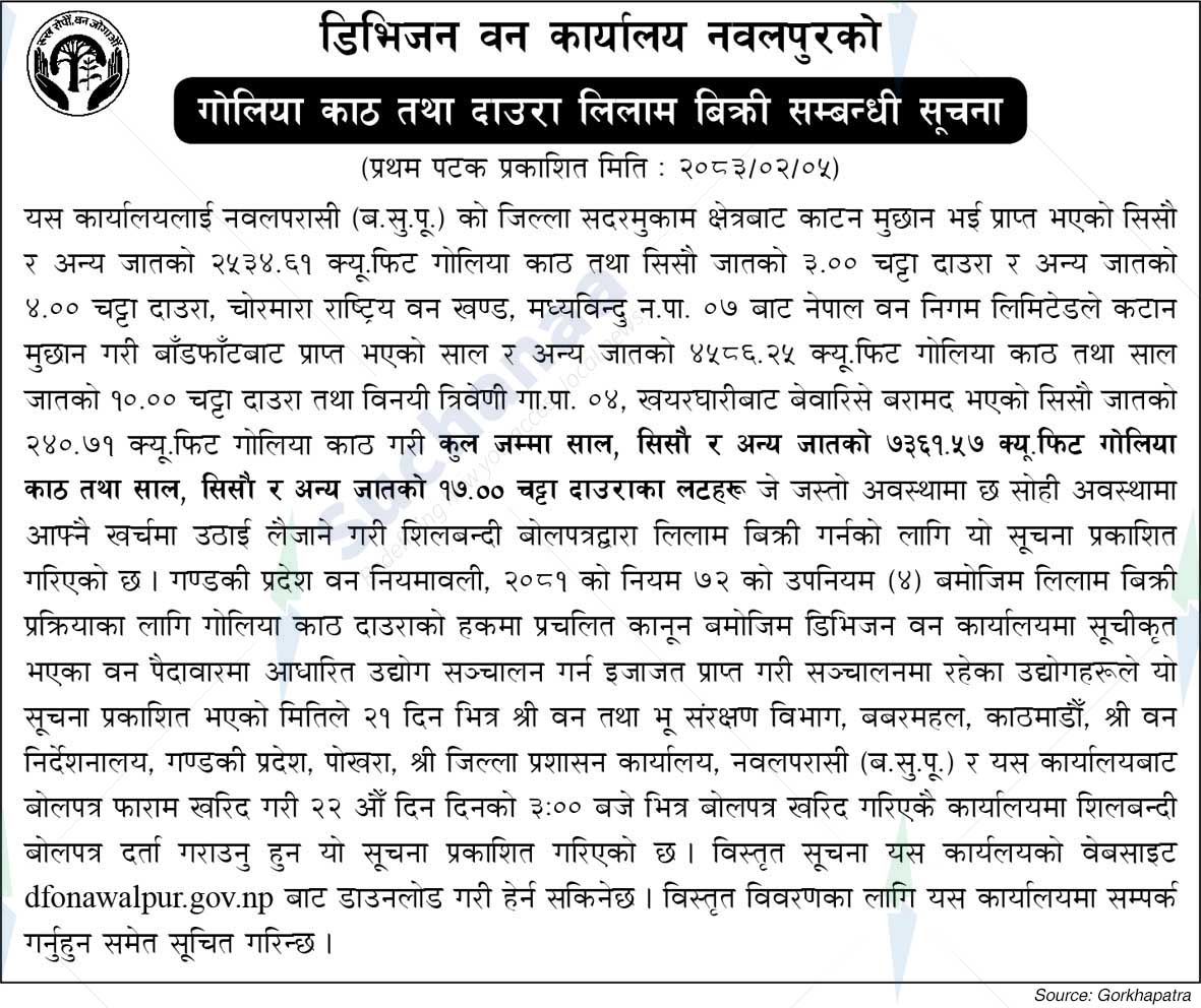 Division Forest Office, Nawalpur