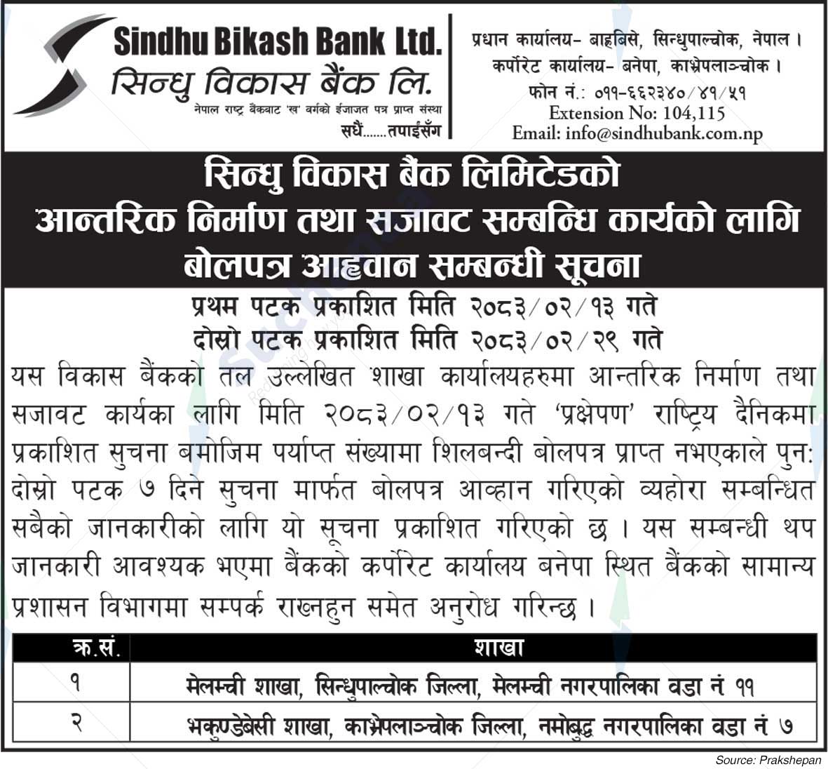 Sindhu Bikash Bank Ltd.