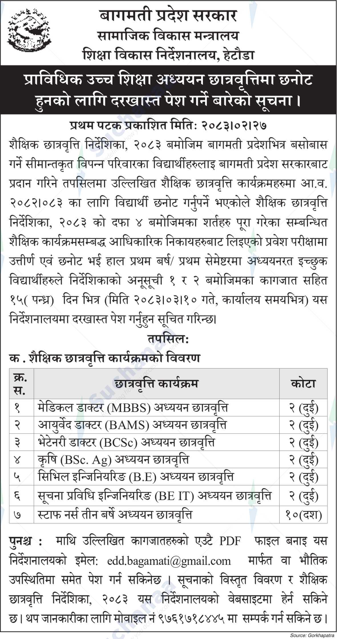 Education Development Directorate, Hetauda