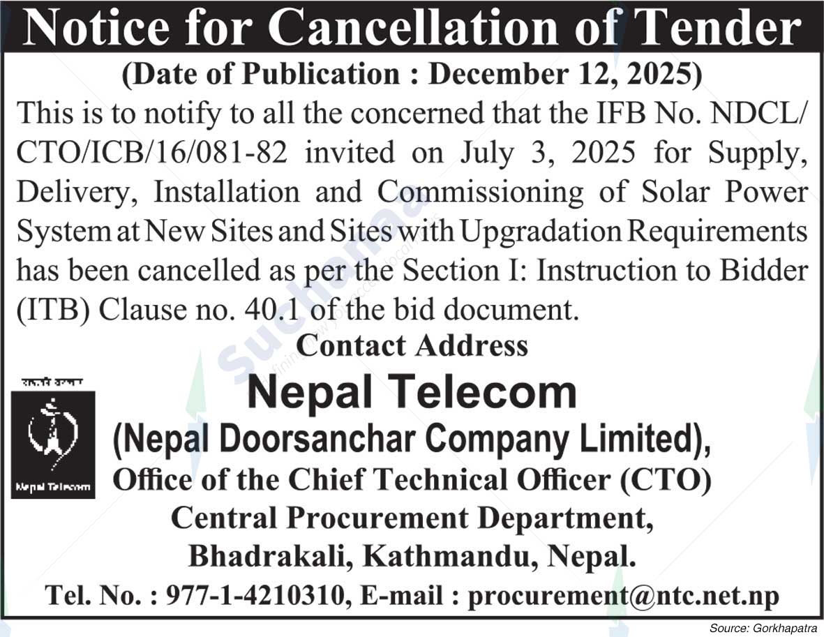 Nepal Doorsanchar Company Limited (NTC)