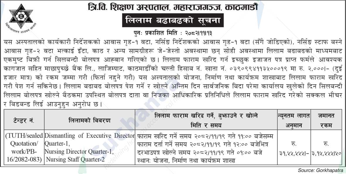 Tribhuvan University Teaching Hospital
