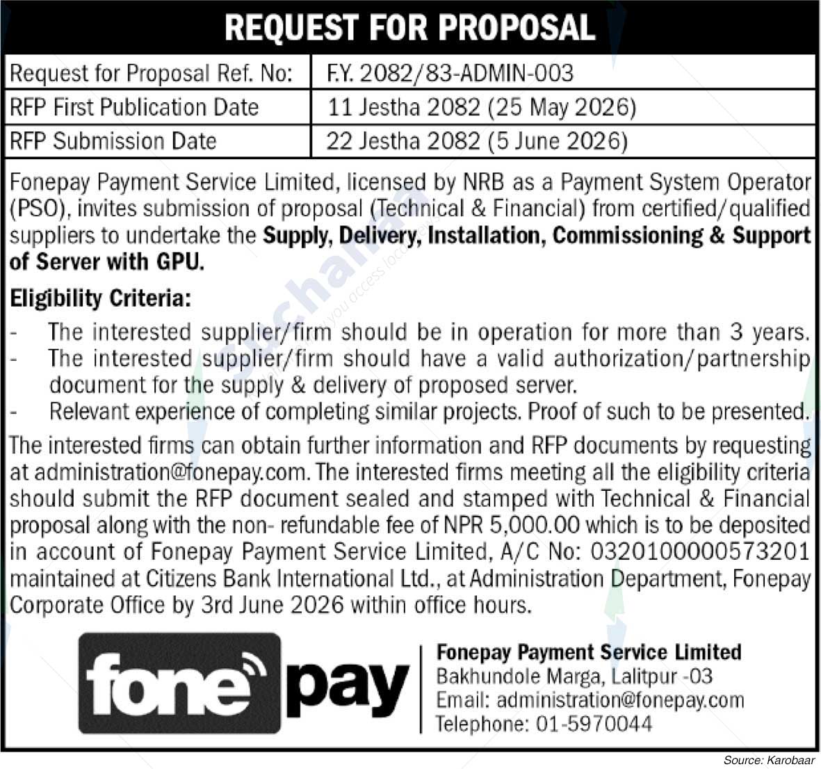 Fonepay Payment Service Limited