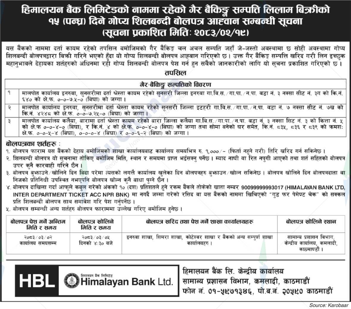 Himalayan Bank Limited