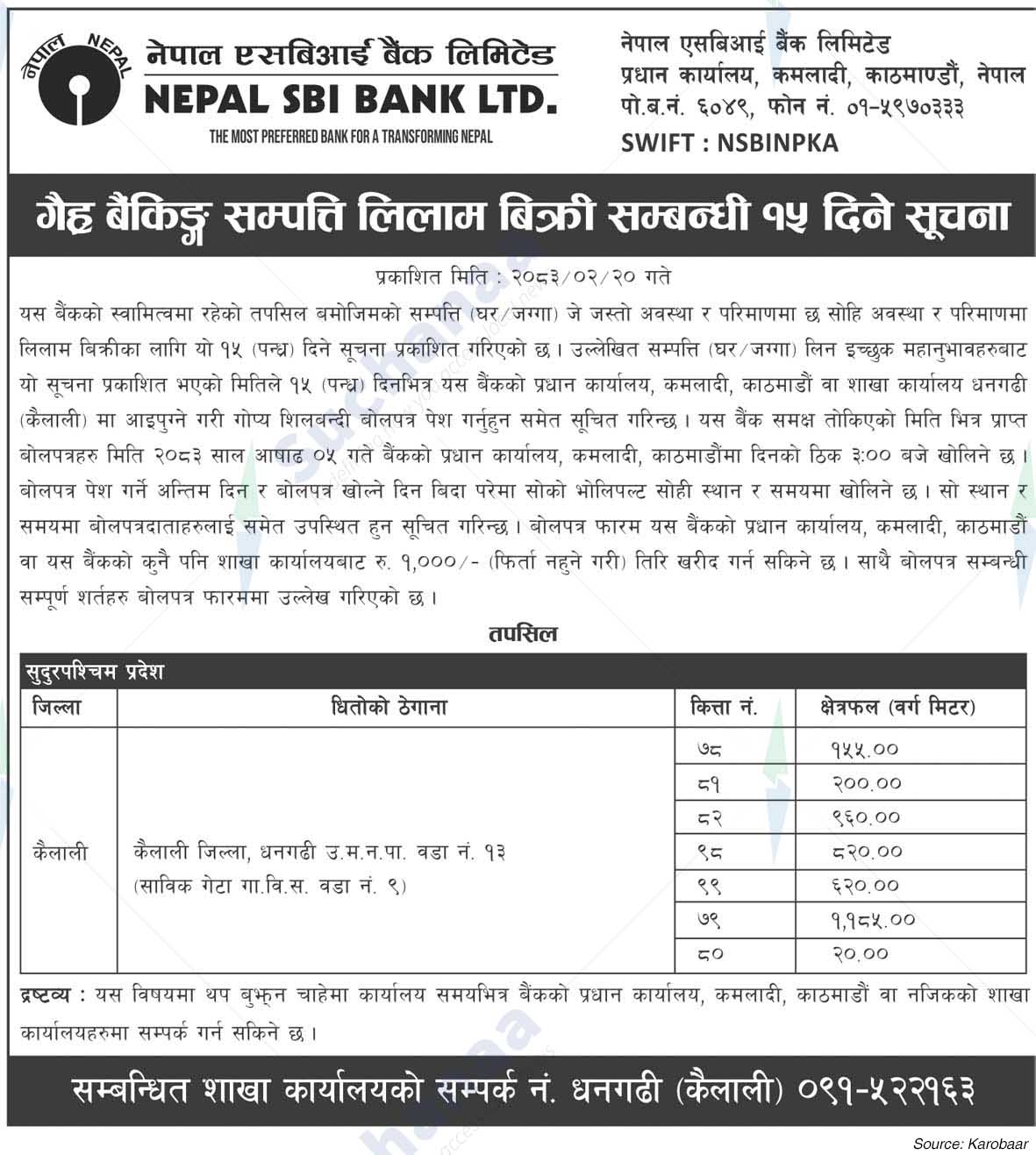 Nepal SBI Bank Limited