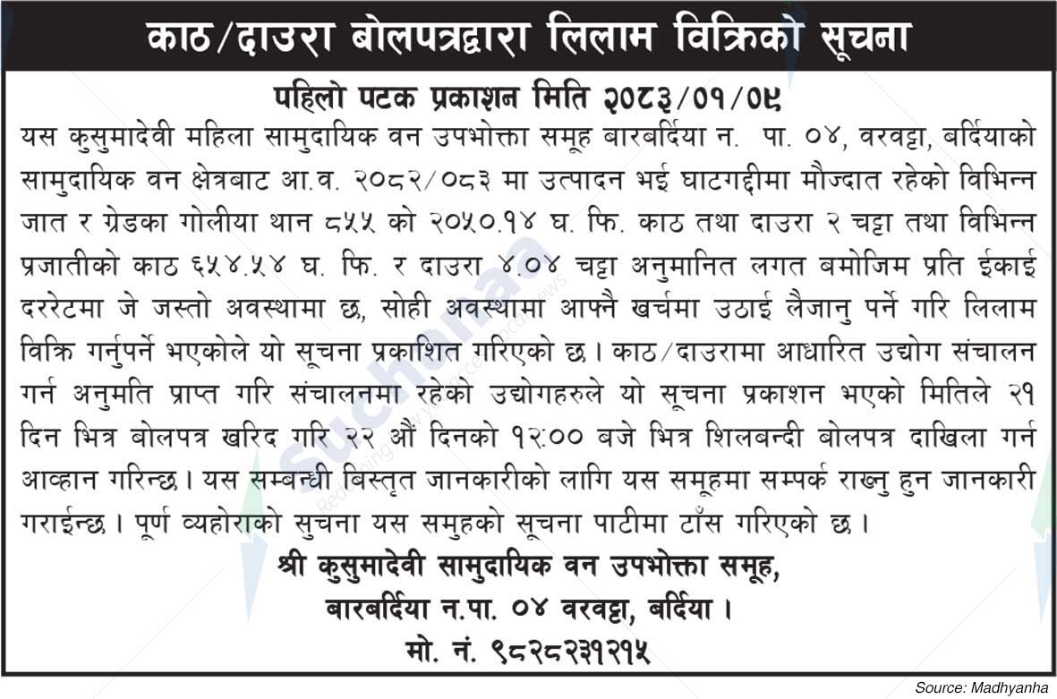 Shree Kusumadevi Saa.Wa.Wo.Sa.