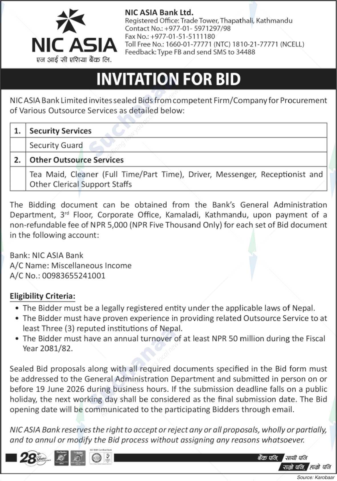NIC Asia Bank Limited