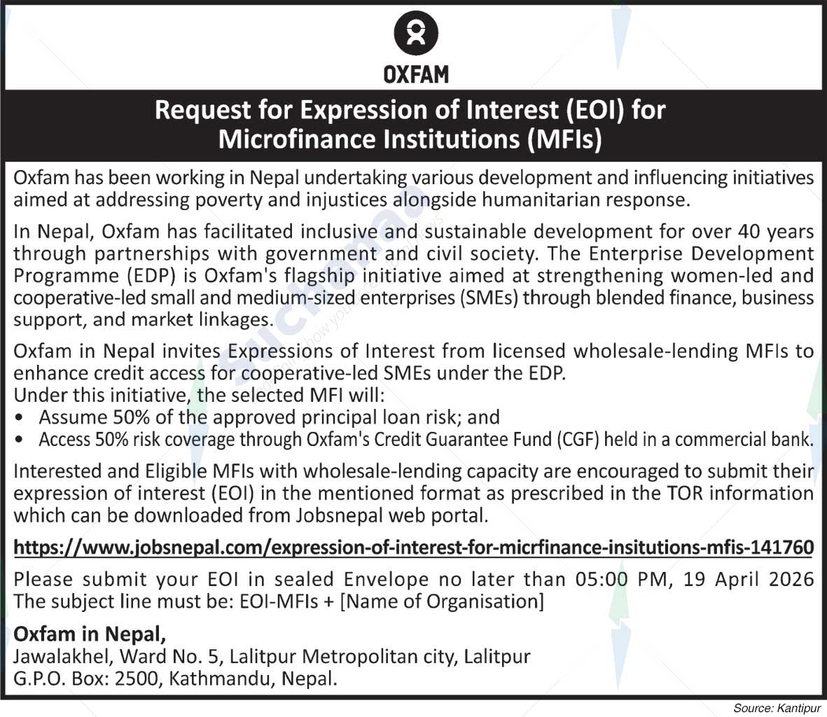 Oxfam in Nepal