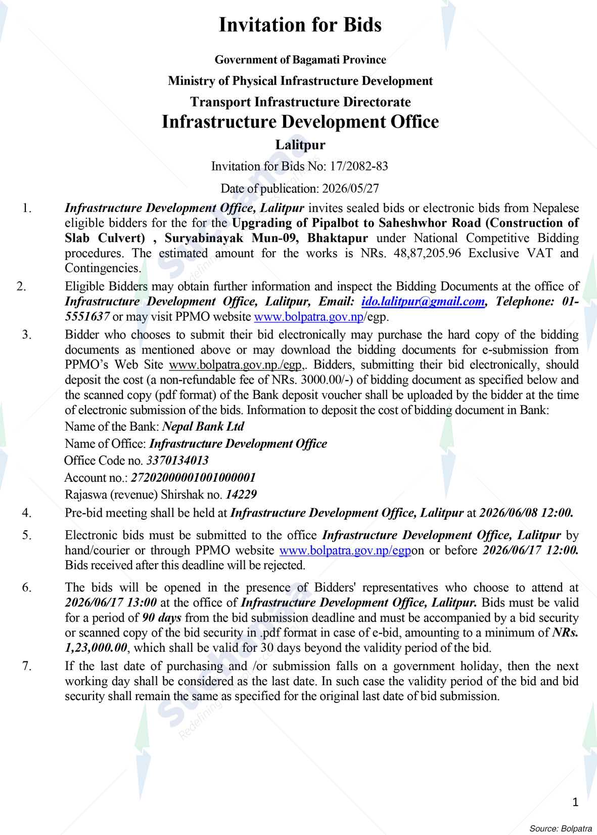 Infrastructure Development Office, Lalitpur
