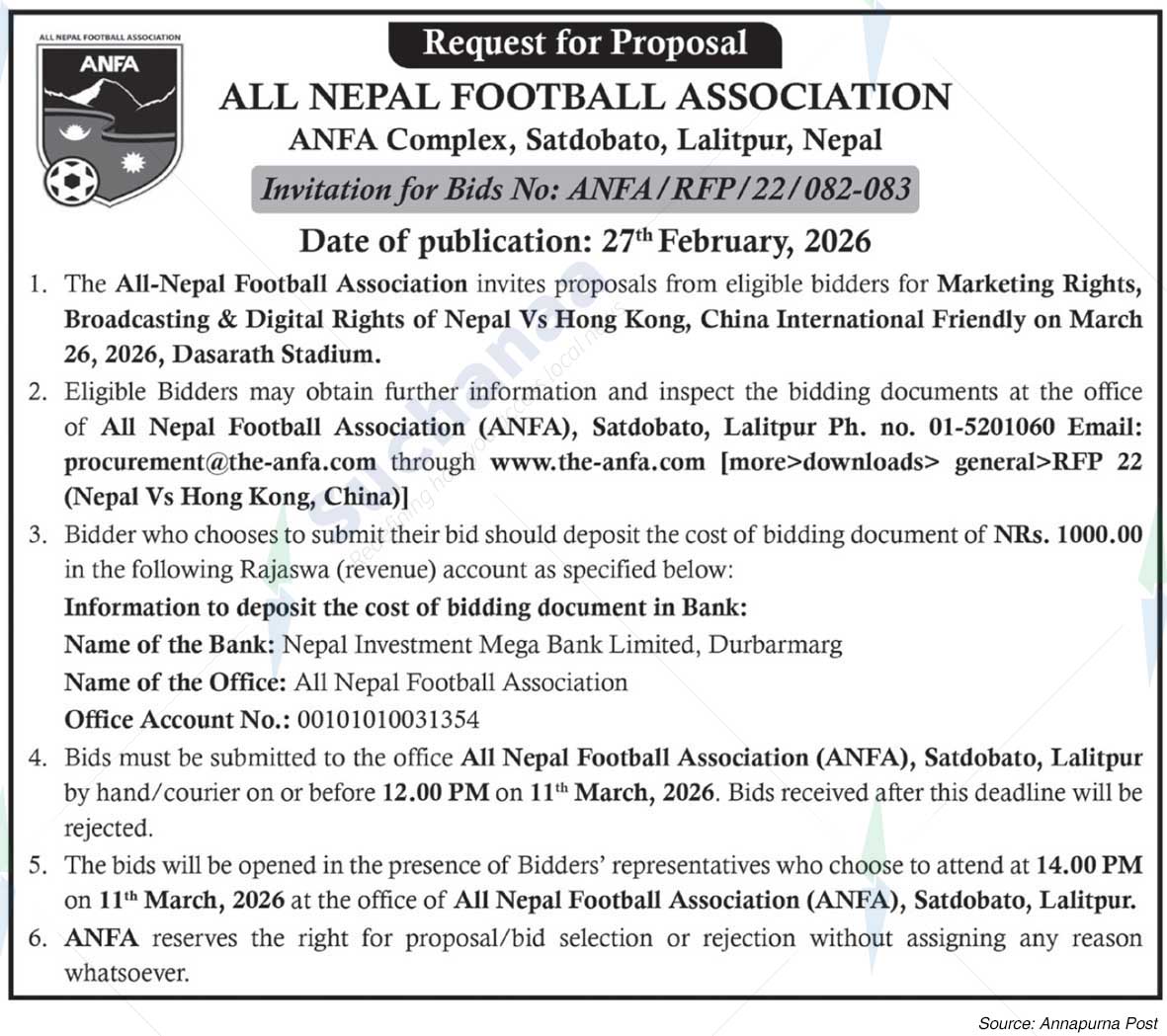 All Nepal Football Association (ANFA)
