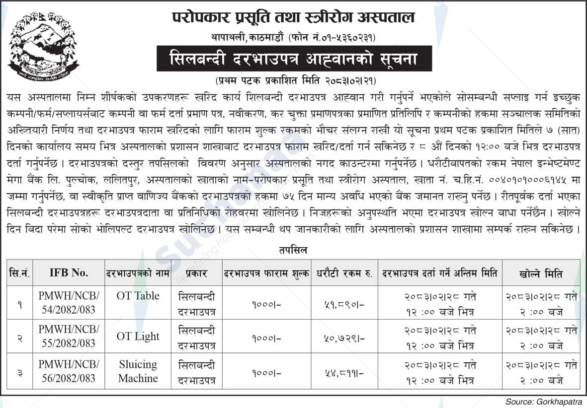 Paropakar Maternity and Women's Hospital