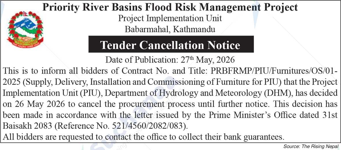 Priority River Basins Flood Risk Management Project, Babarmahal, Kathmandu