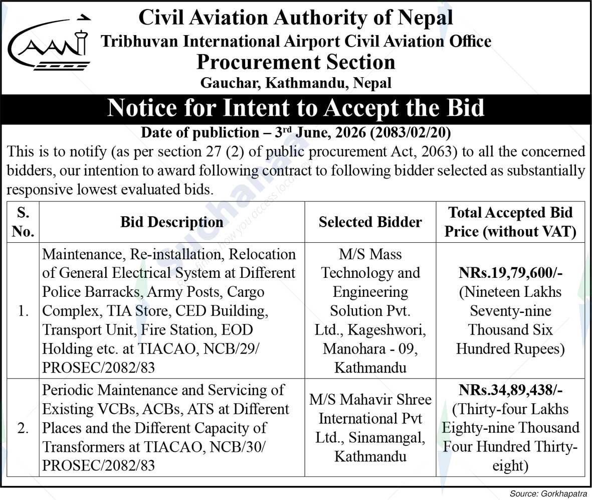Tribhuvan International Airport