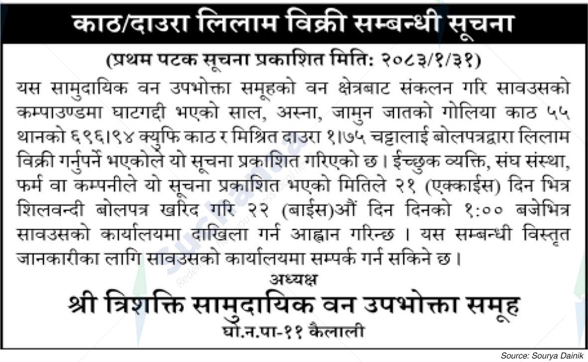 Shree Trishakti Saa.Wa.Wo.Sa.