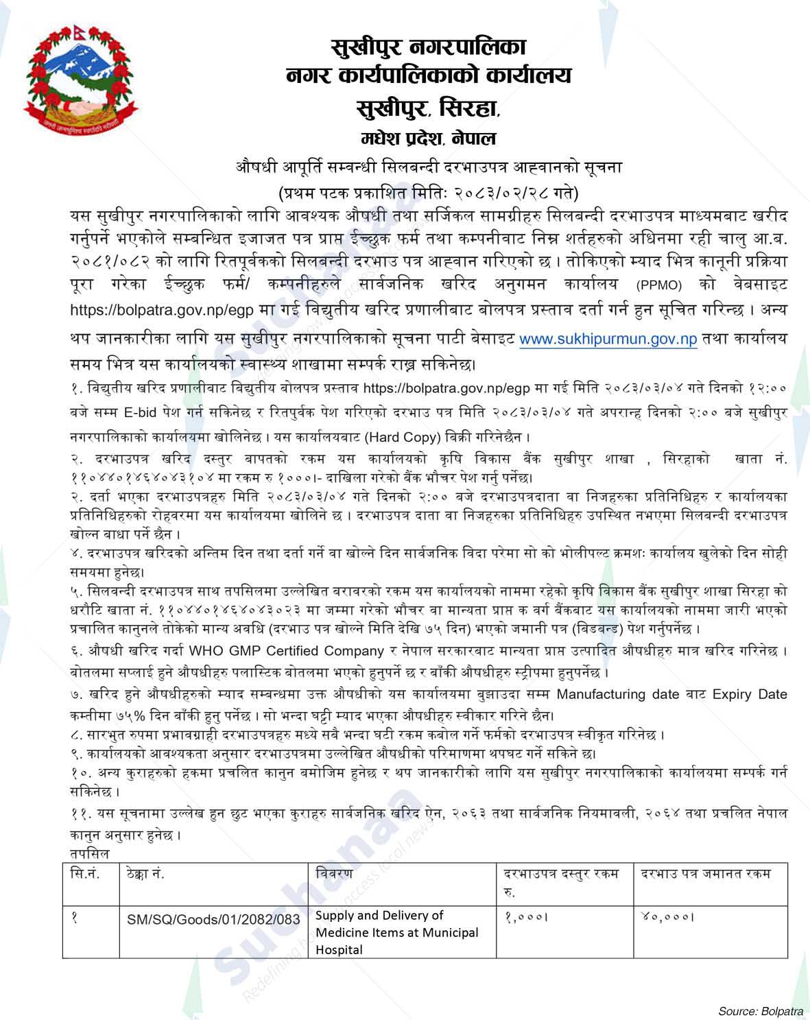 Sukhipur Municipality