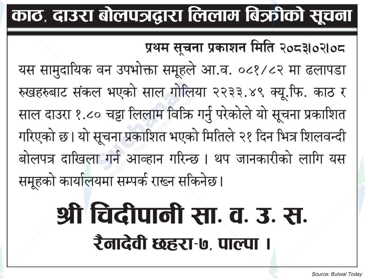 Shree Chidipani Saa.Wa.Wo.Sa.