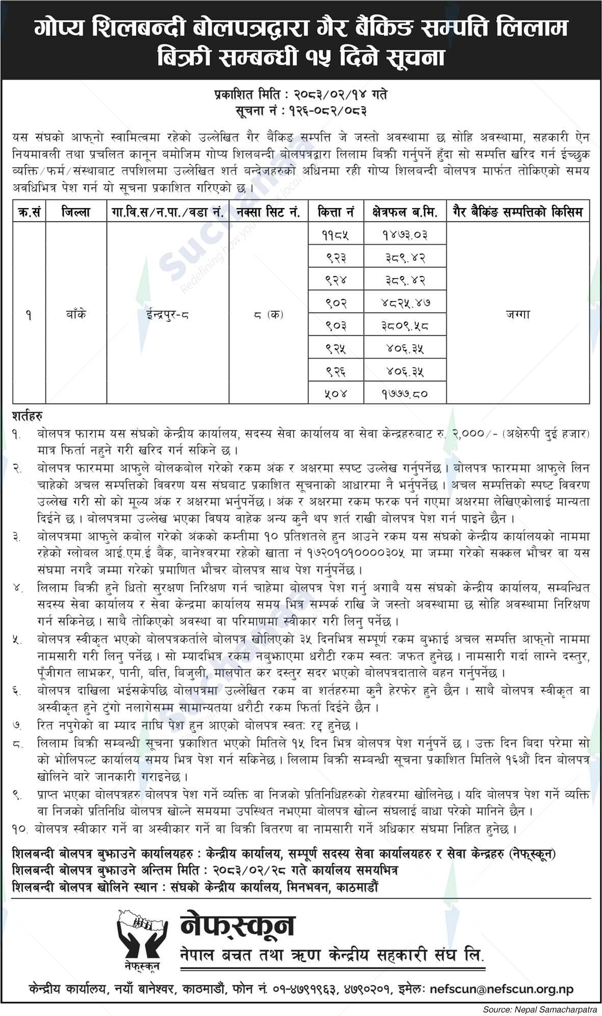 Nepal Federation of Savings and Credit Cooperatives Union Ltd. (NEFSCUN)