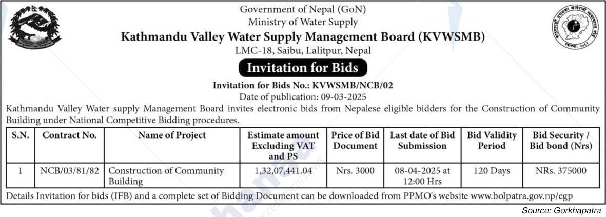 Kathmandu Valley Water Supply Management Board (KVWSMB)