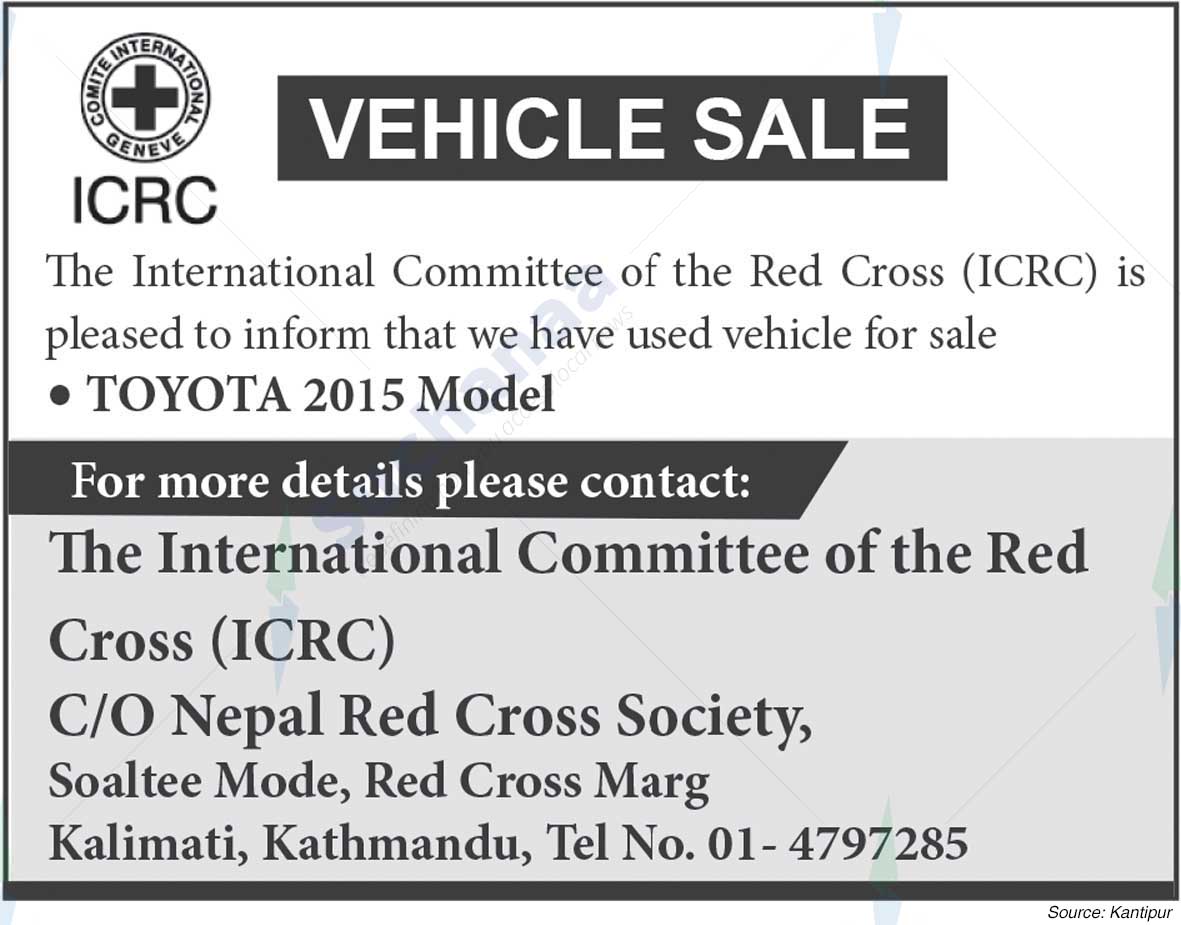 The International Committee of the Red Cross (ICRC), Kalimati, Kathmandu