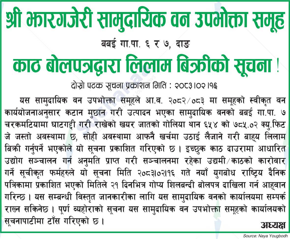Shree Jhargjeri Saa.Wa.Wo.Sa.