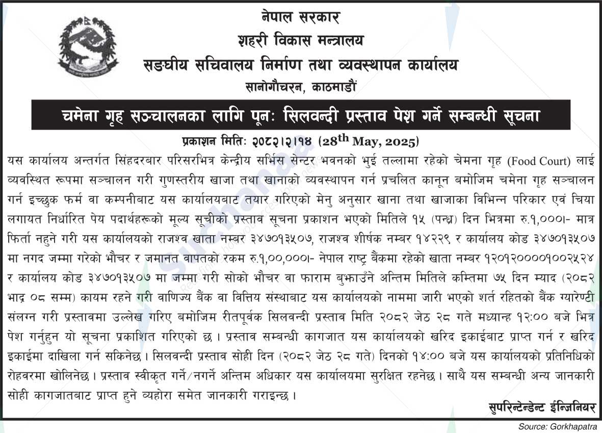 Federal Secretariat Construction and Management Office, Sanogaucharan,