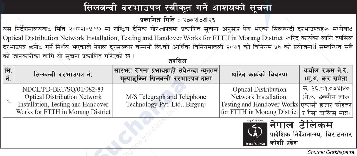 Nepal Doorsanchar Company Limited (NTC)