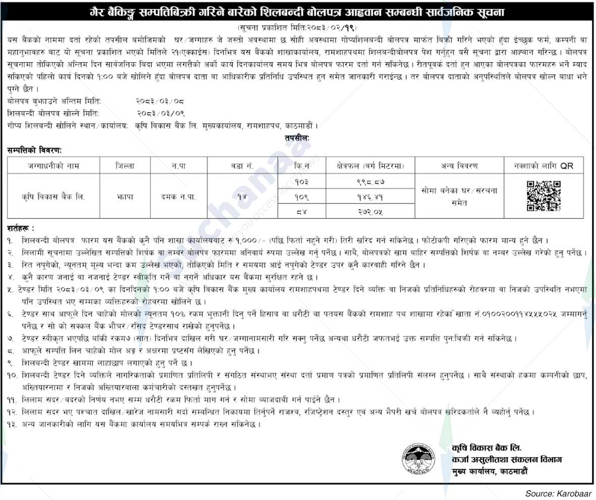 Agricultural Development Bank Limited