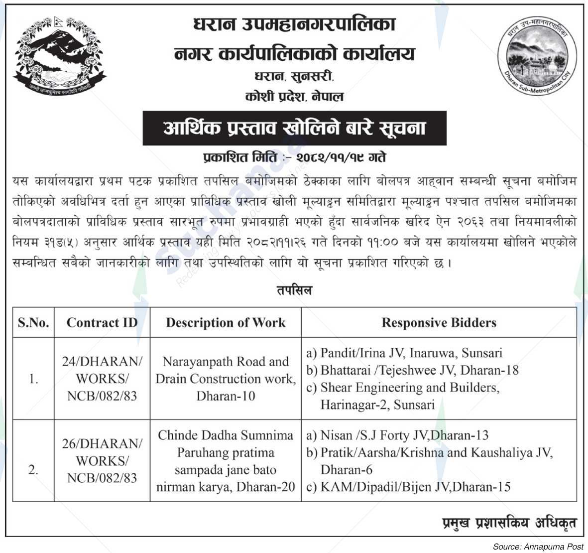 Dharan Sub-Metropolitan City