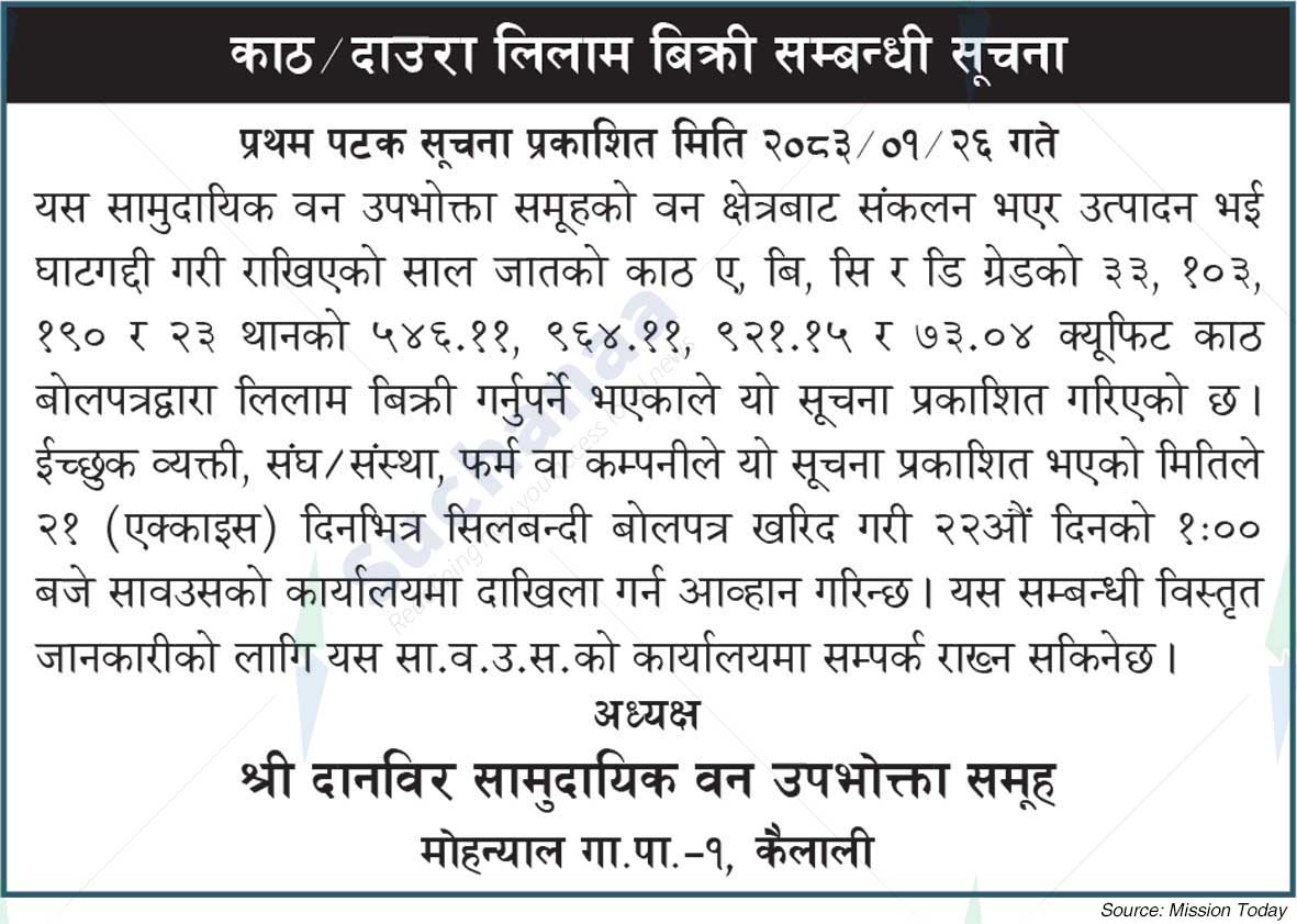 Shree Danbir Saa.Wa.Wo.Sa.
