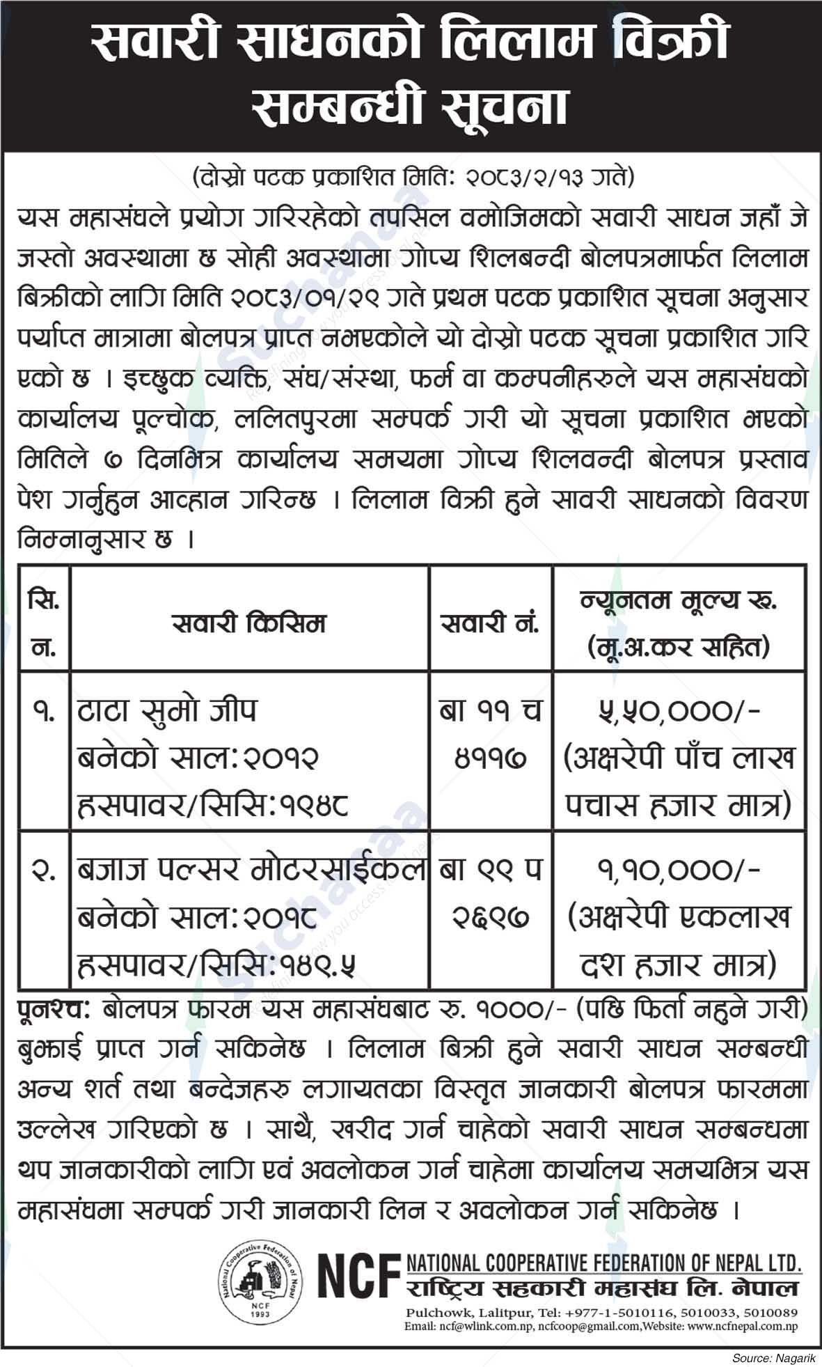 National Cooperative Federation of Nepal Ltd.