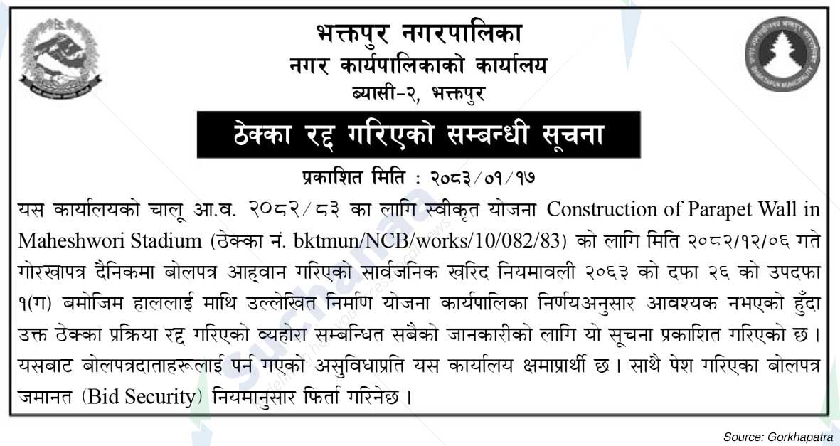 Bhaktapur Municipality