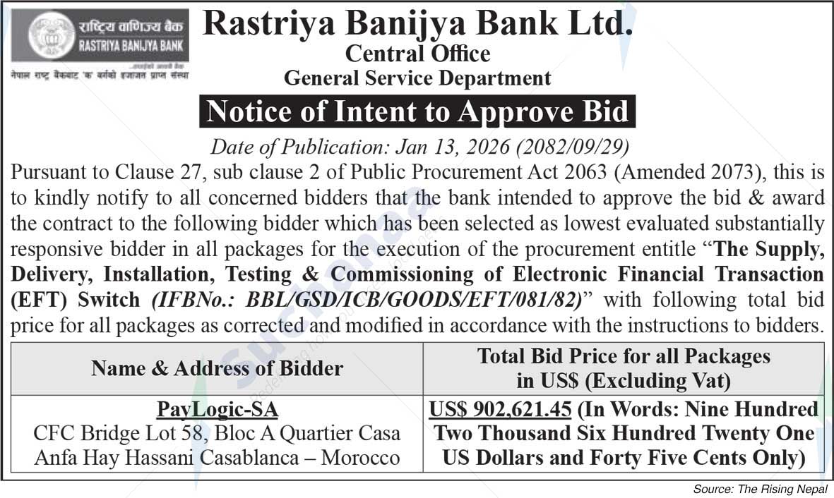 Rastriya Banijya Bank Ltd.