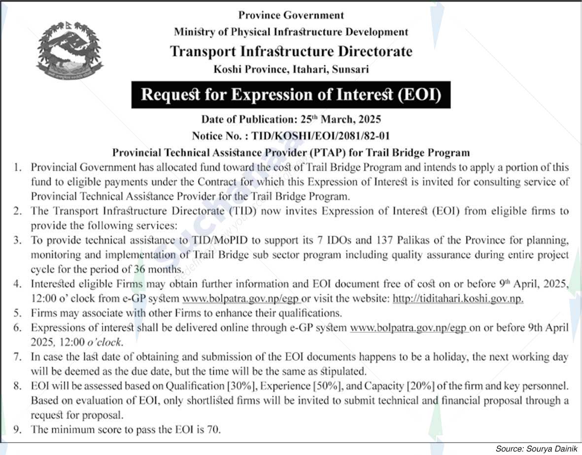 Transport Infrastructure Directorate