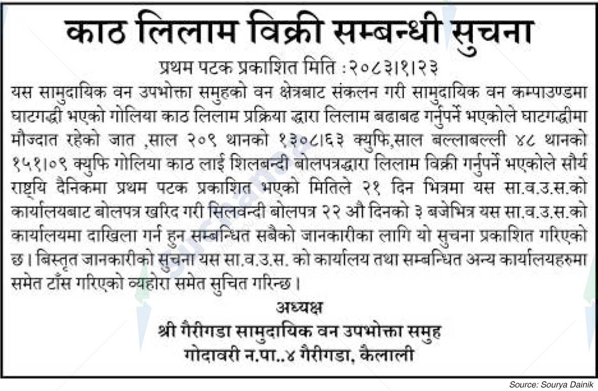 Shree Garigada Saa.Wa.Wo.Sa.