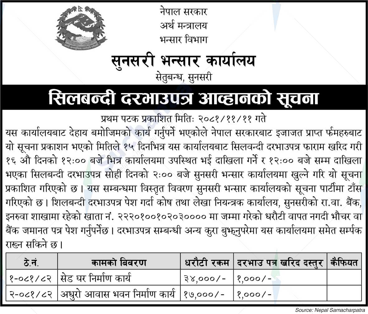 Sunsari Bansar Karyalaya