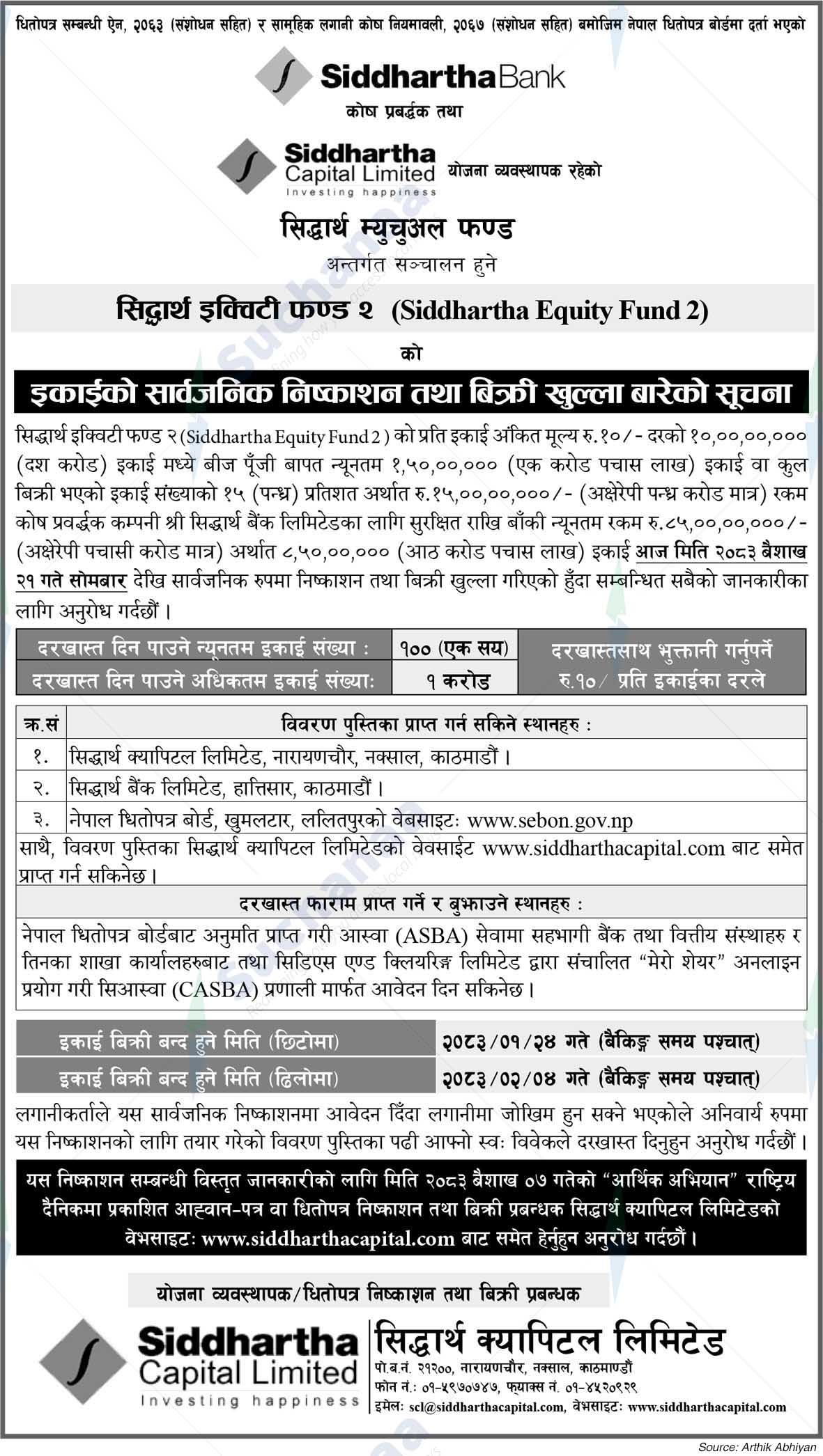 Siddhartha Capital Limited