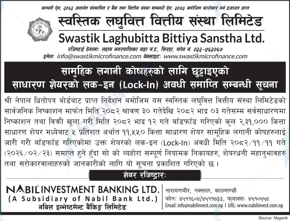 Swastik Laghubitta Bittiya Sanstha Limited
