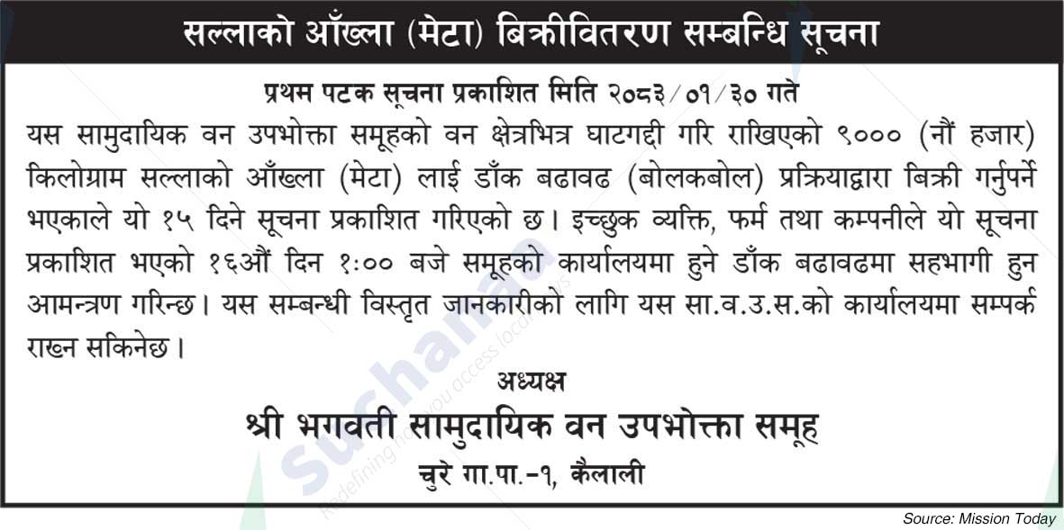Shree Bhagwati Saa.Wa.Wo.Sa.