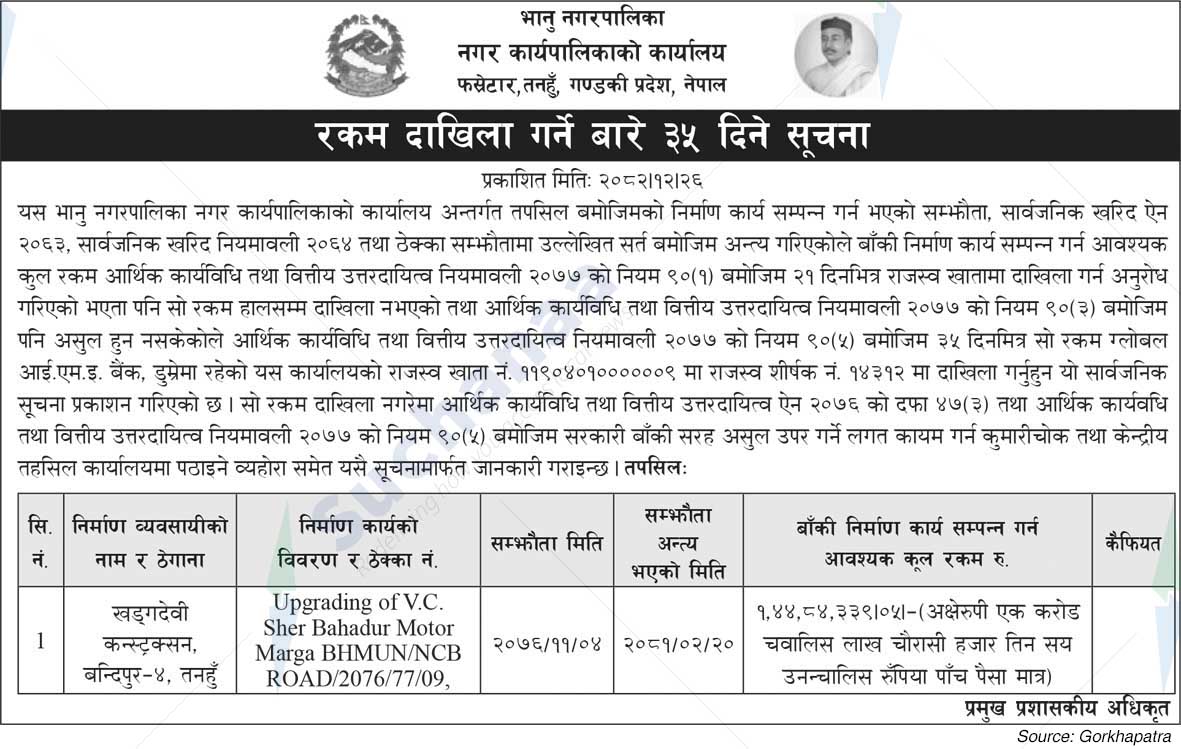 Bhanu Municipality