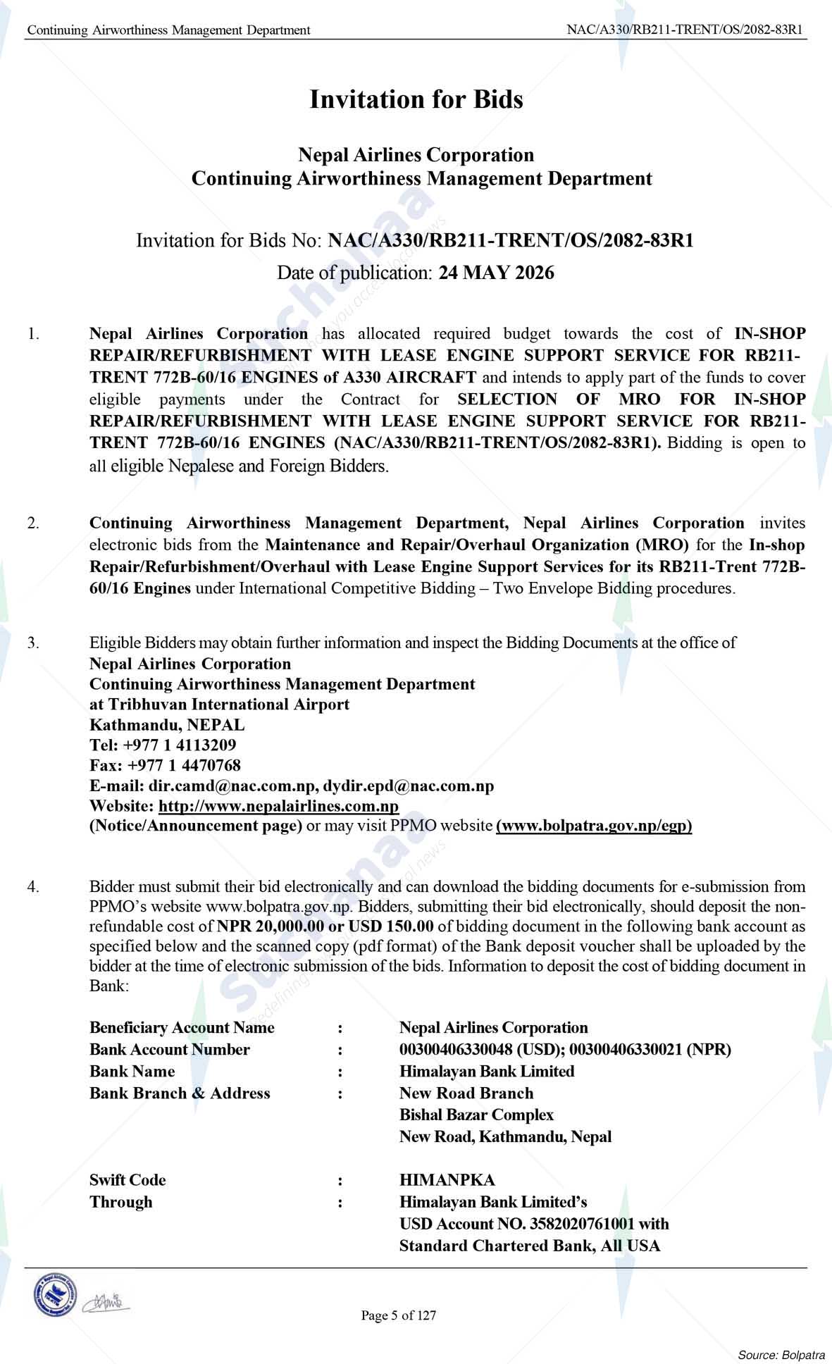 Nepal Airlines Corporation