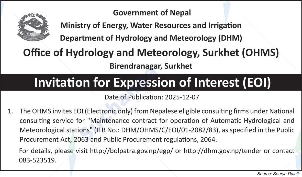 Office of Hydrology and Meteorology, Surkhet (OHMS), Surkhet