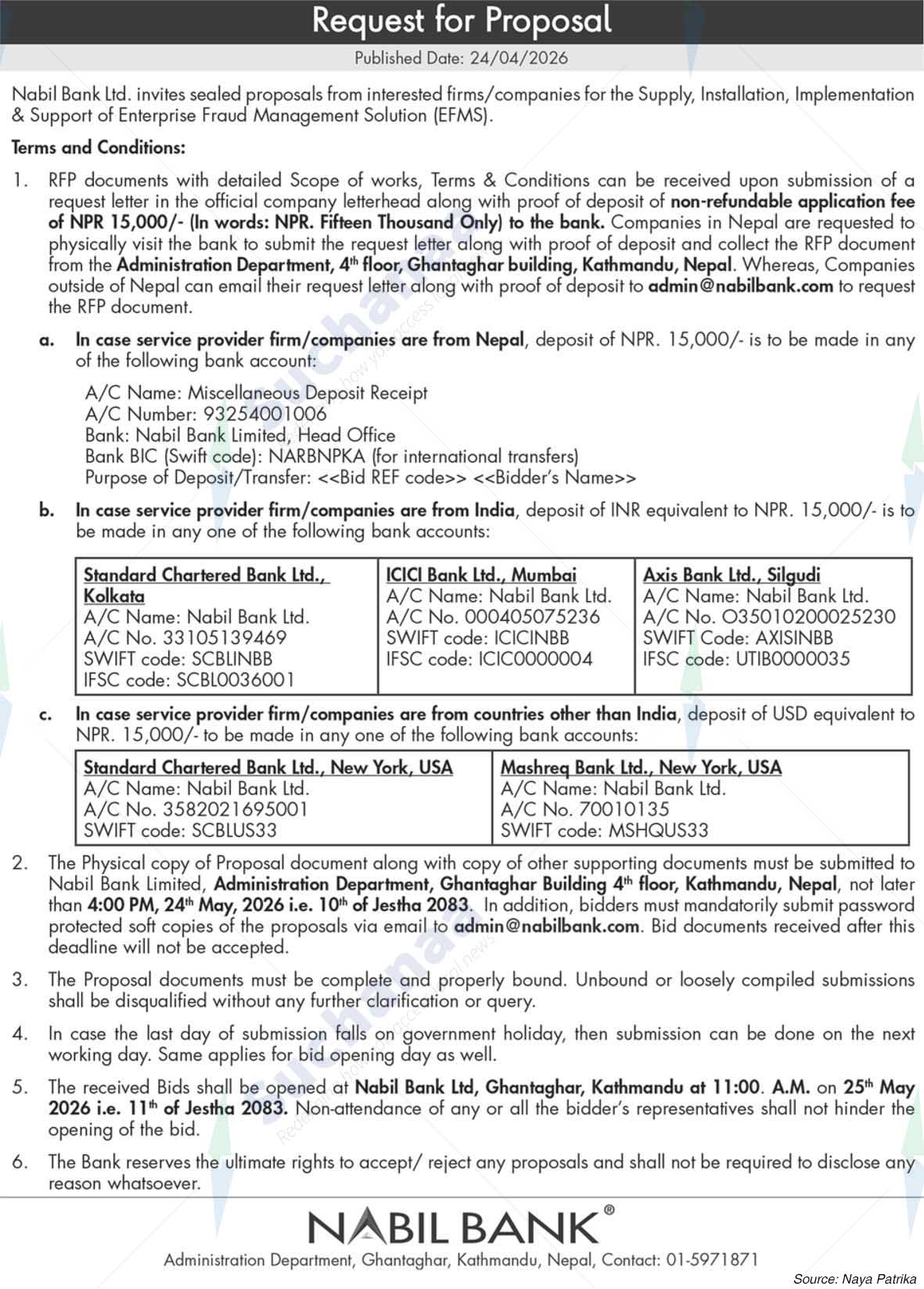 Nabil Bank Limited