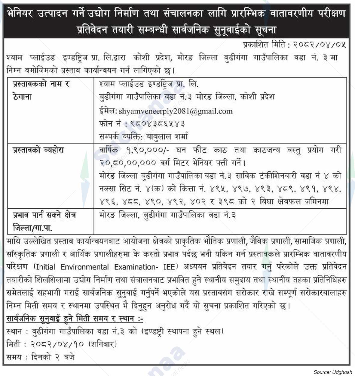 Shyam Plywood Industries Pvt. Ltd.