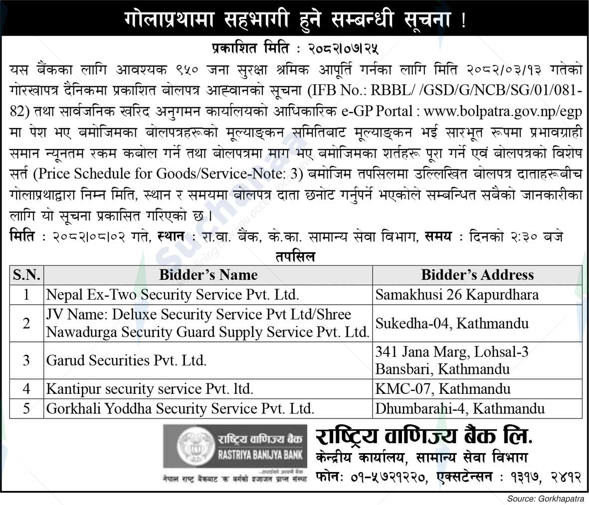 Rastriya Banijya Bank Ltd.
